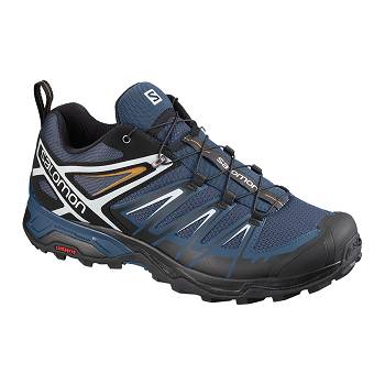 Salomon X ULTRA 3 - Tmavomodre Turistické Topánky Panske, S0093SK